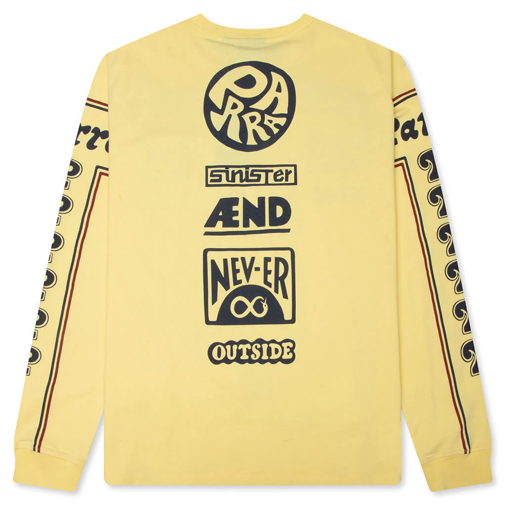 Never Sinister L/S T-Shirt - Yellow - Image 2
