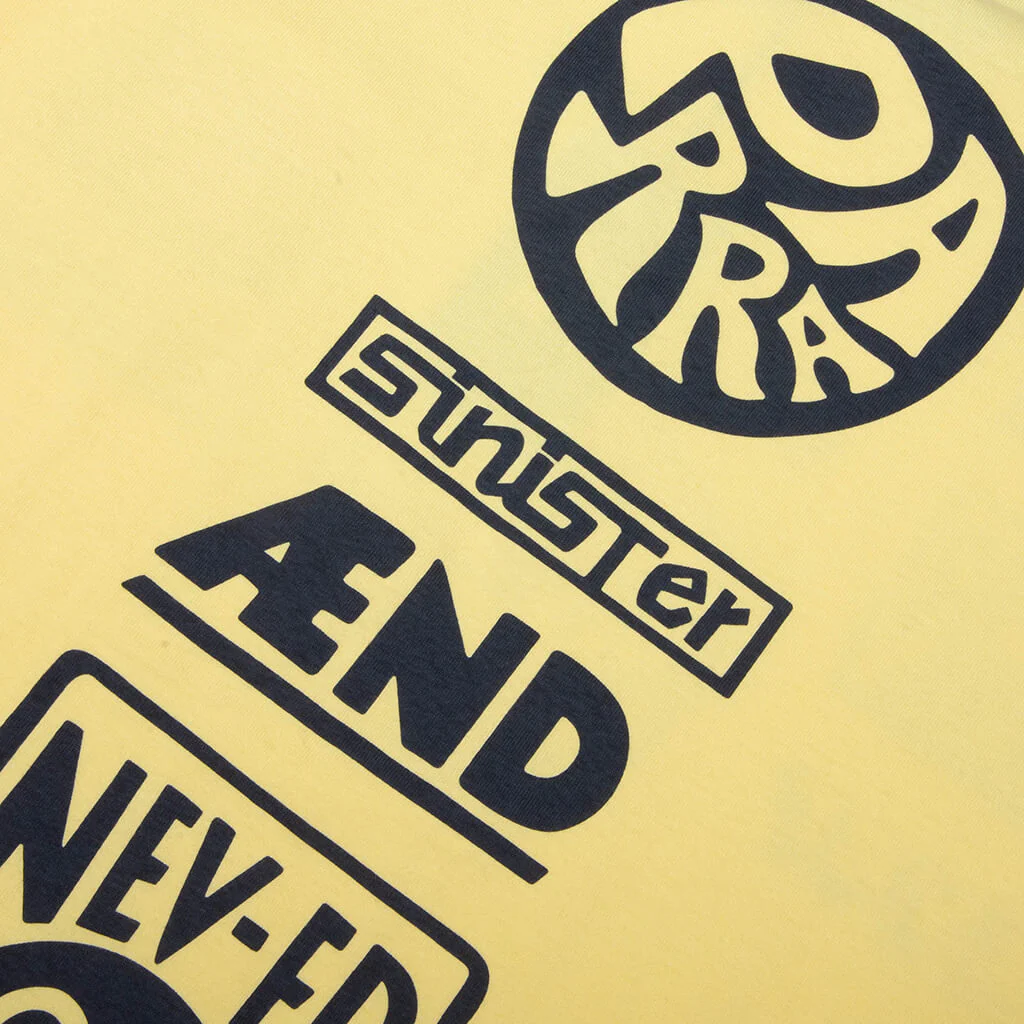 Never Sinister L/S T-Shirt - Yellow - Image 5