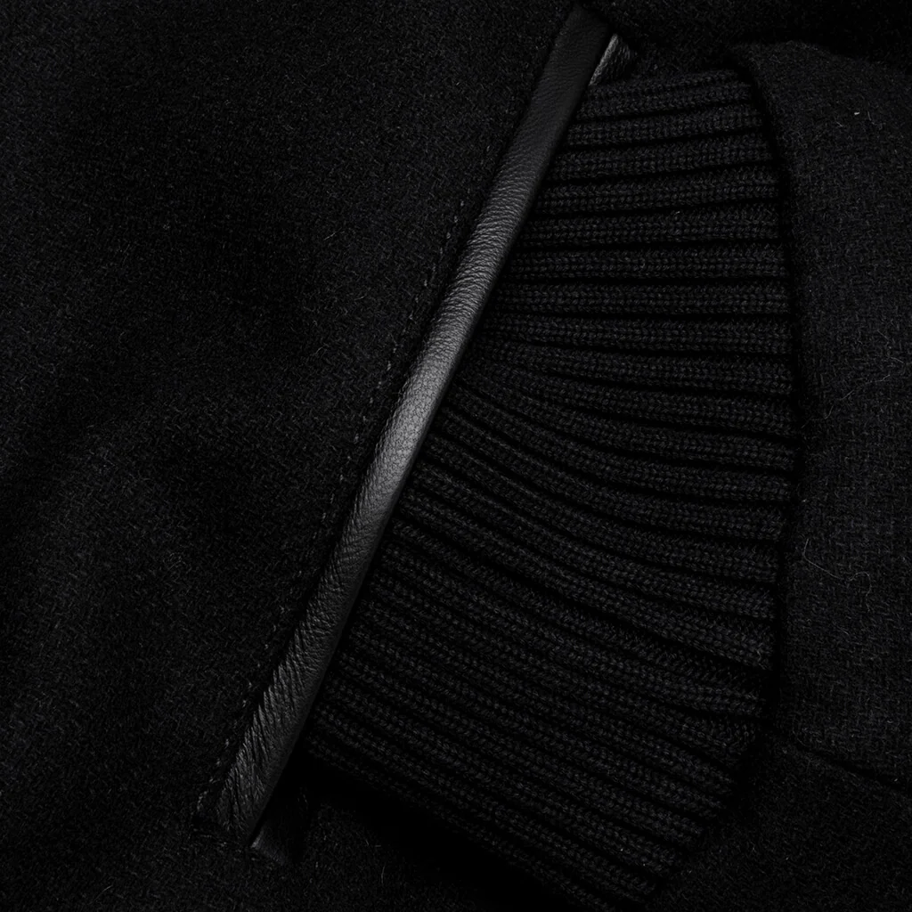 Not Movie Quality Varsity Jacket - Black - Image 4