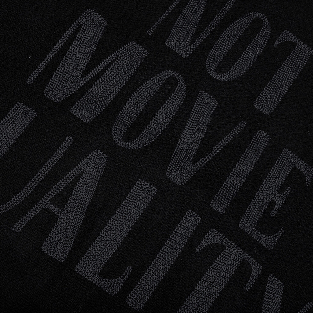 Not Movie Quality Varsity Jacket - Black - Image 5