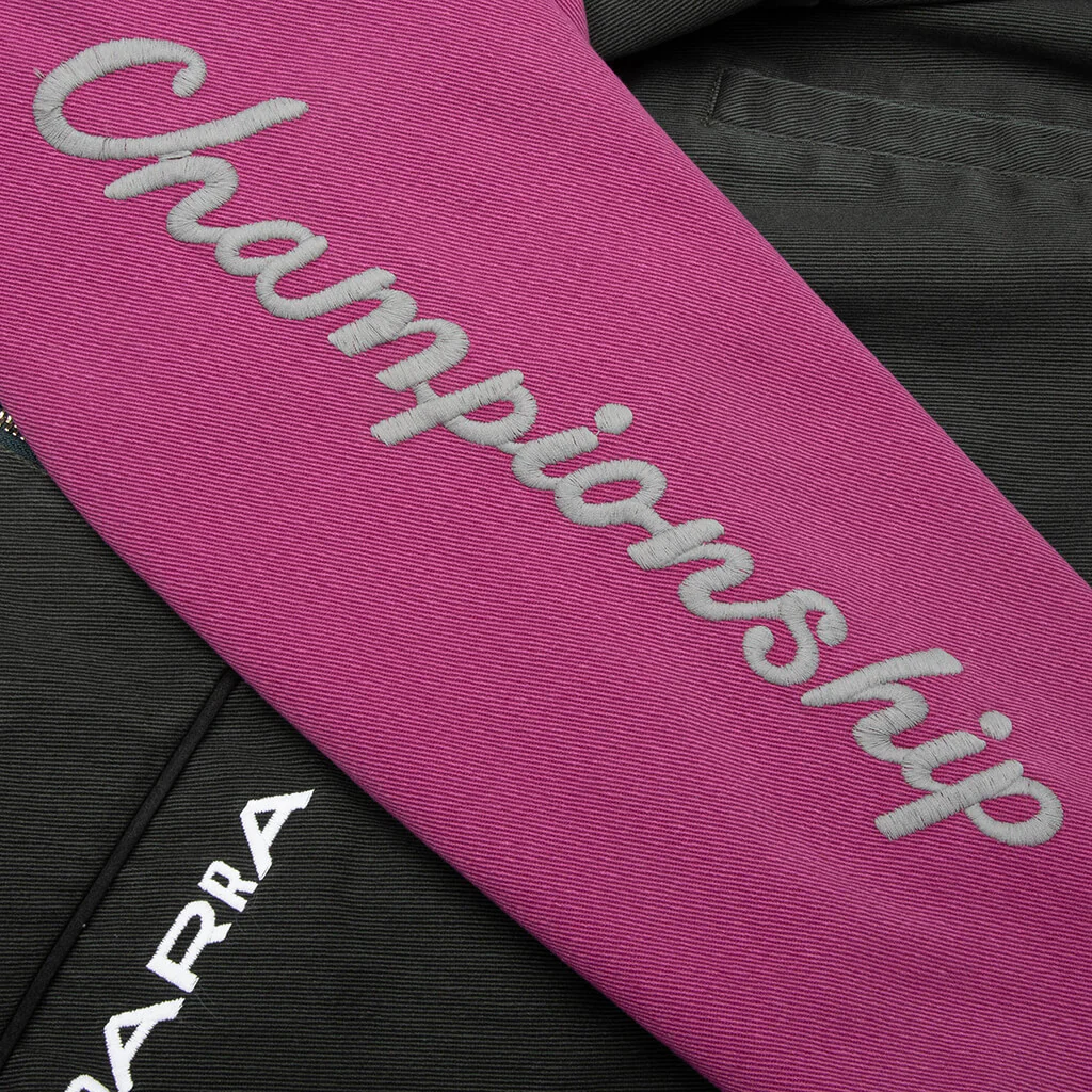 Owl Meets Rat Racing Jacket - Purple Pink - Image 7