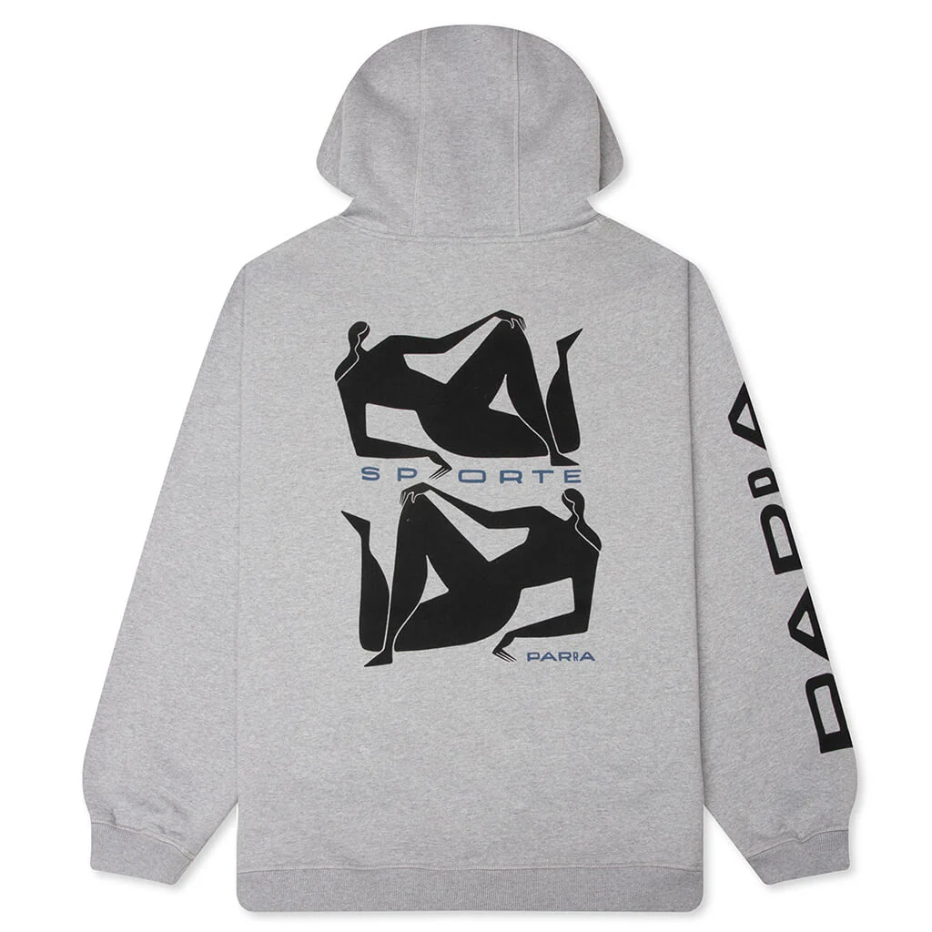 Parra Sporte Hooded Sweatshirt - Heather Grey - Image 2