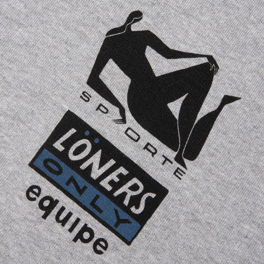 Parra Sporte Hooded Sweatshirt - Heather Grey - Image 3