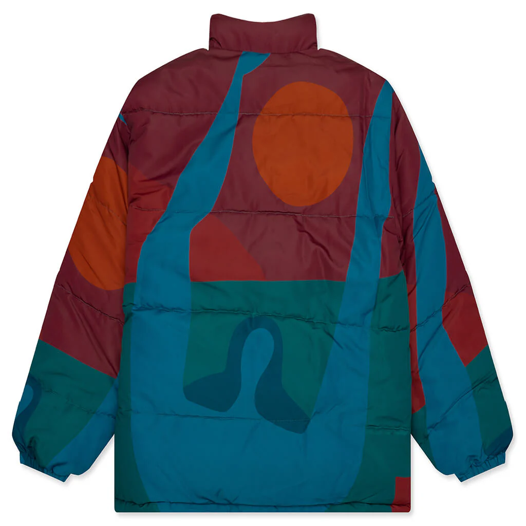 Protect The Sun Reversible Puffer Jacket - Brown - Image 2