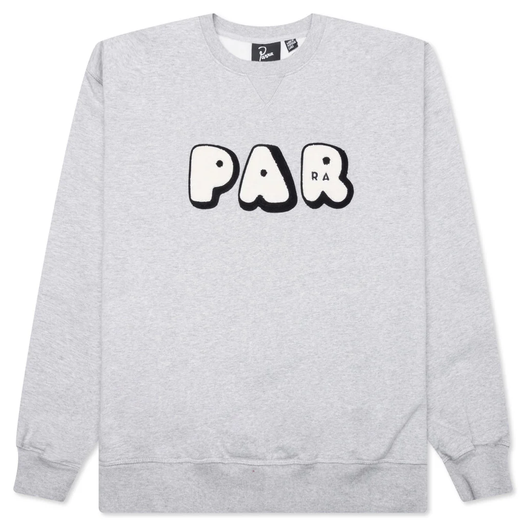 Rounded PAR Crew Neck Sweatshirt - Heather Grey