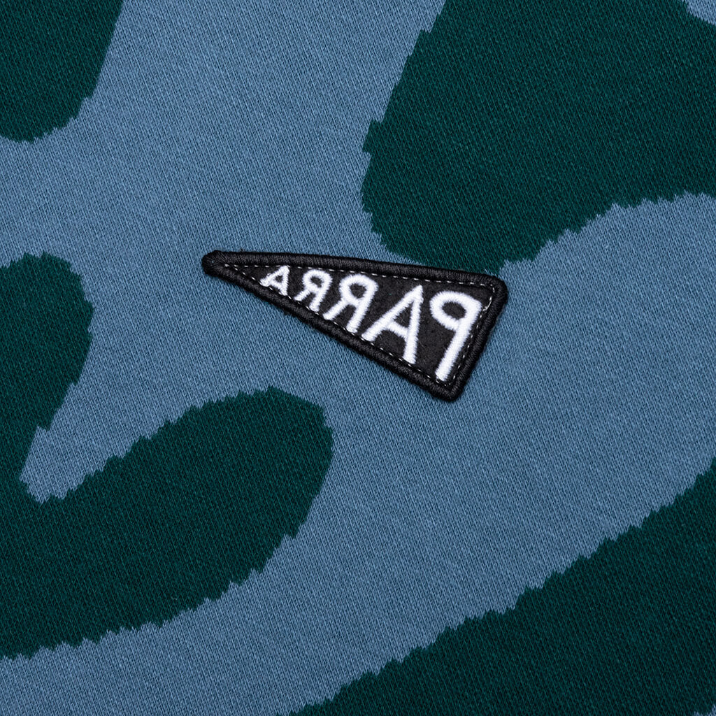Splashed Polo Shirt - Pine Green - Image 4