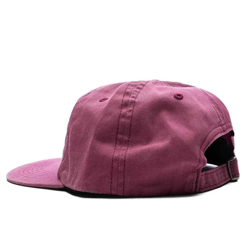Store Logo 6 Panel Hat - Berry - Image 4