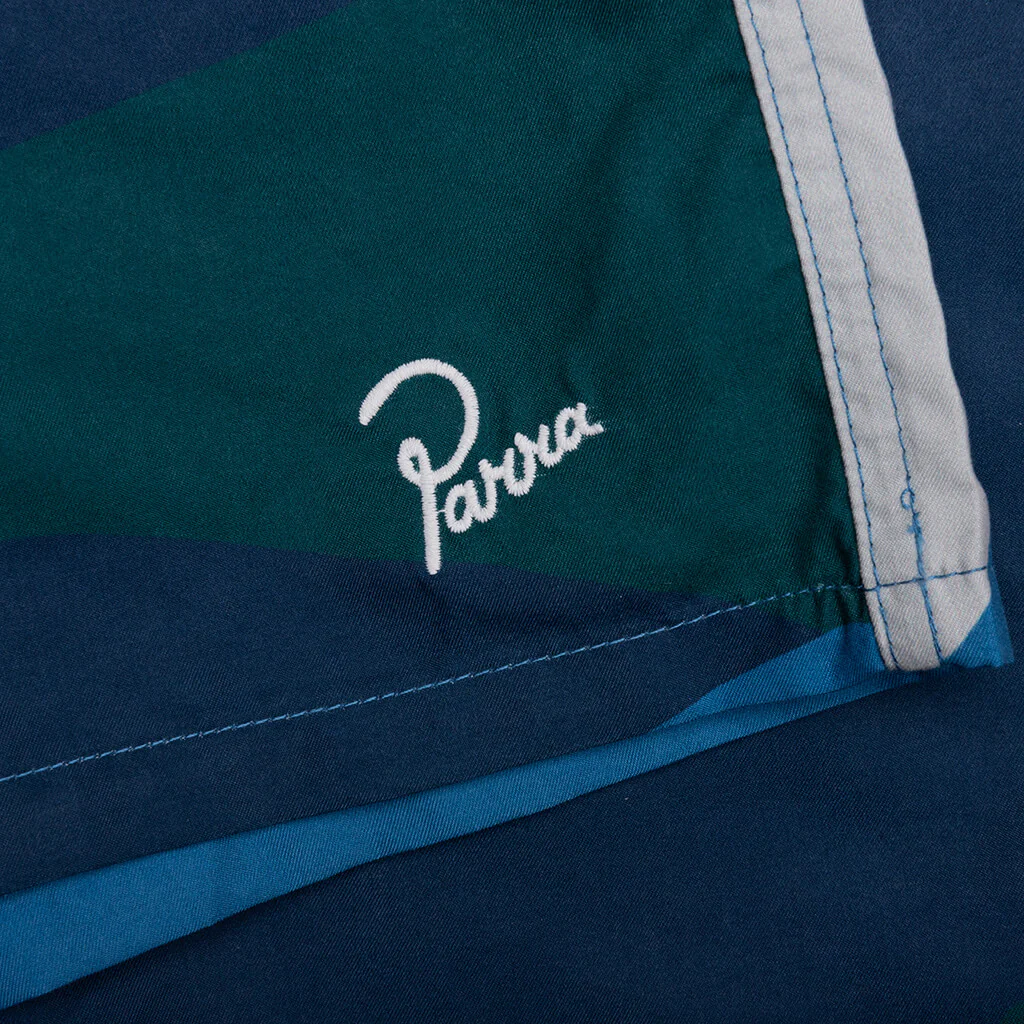 The Festival Fence Swim Shorts - Blue - Image 3