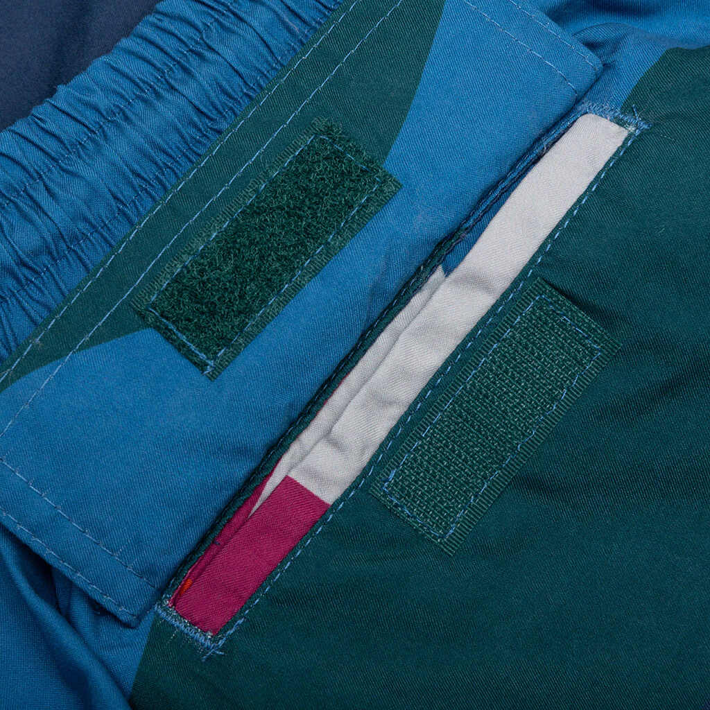 The Festival Fence Swim Shorts - Blue - Image 4