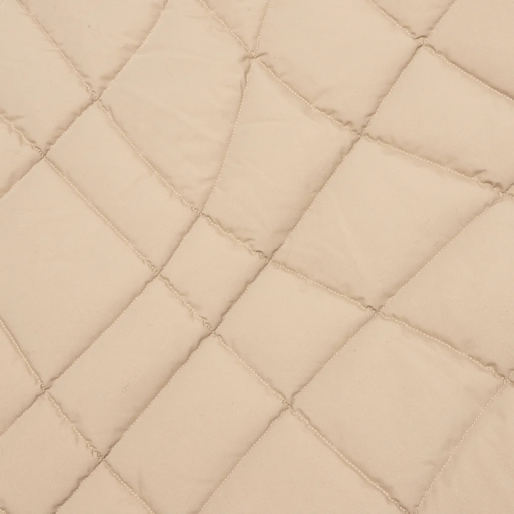 Waved Alien Puffer Vest - Tan - Image 5