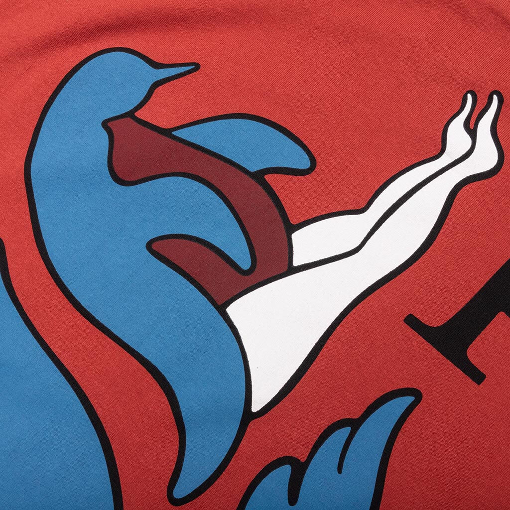 Wheeled Bird T-Shirt - Rust - Image 3