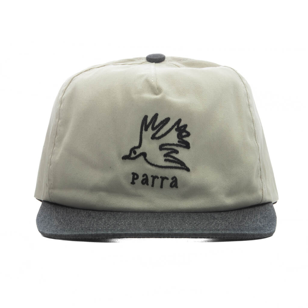 Yarn Bird 5 Panel Hat - Off White