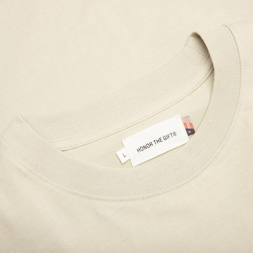 H Stamp Box Tee - Bone - Image 3