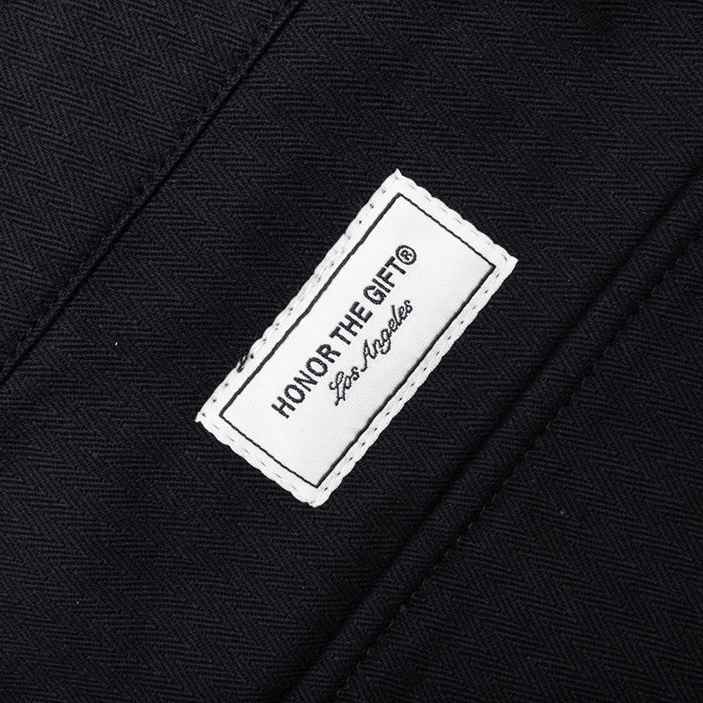 Herringbone Pant - Black - Image 4