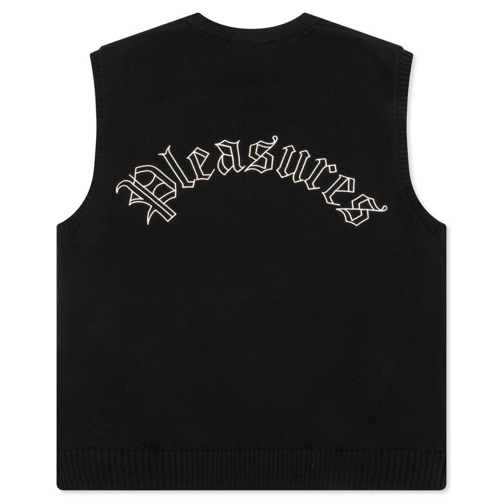 Cage Sweater Vest - Black - Image 2