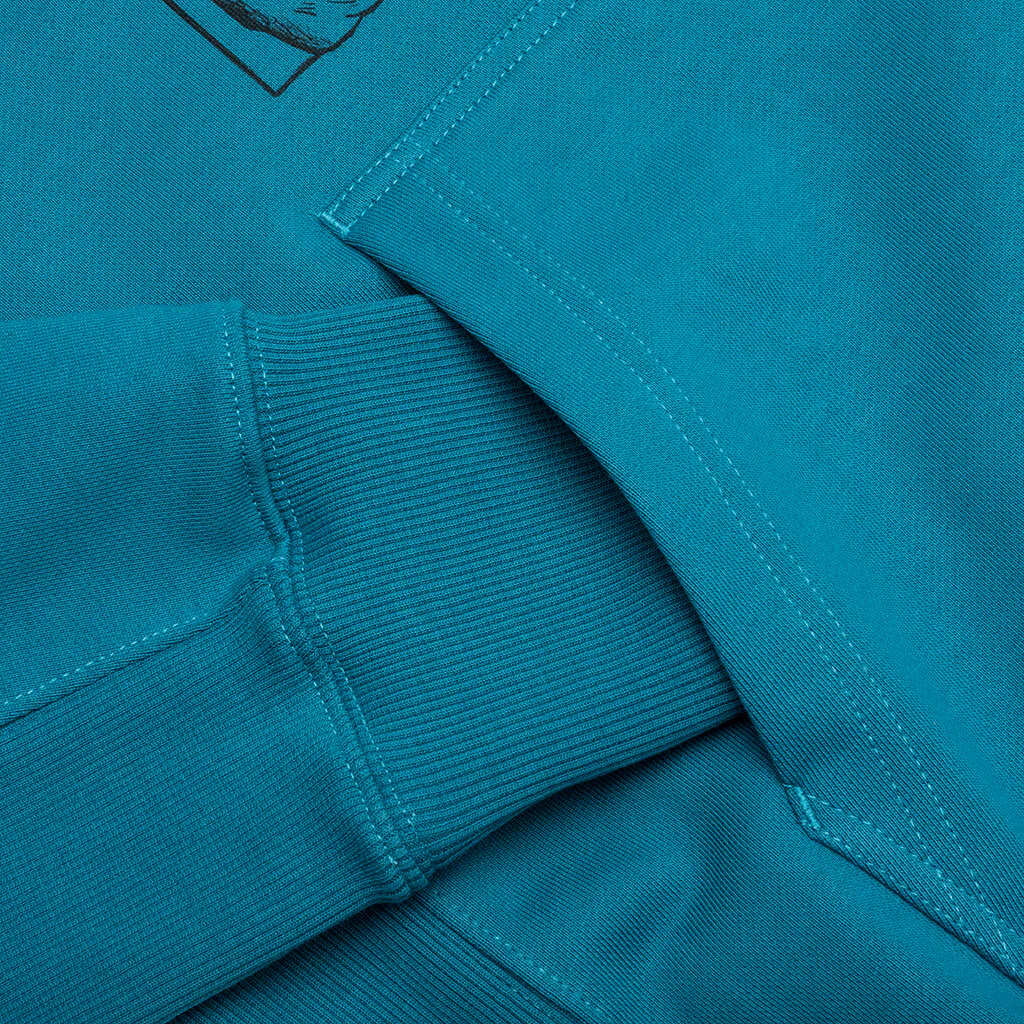 Scribble Logo Hoodie - River - Image 6