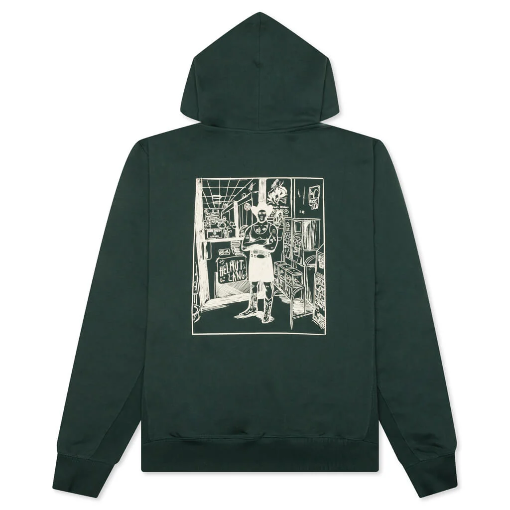 Scribble Logo Hoodie - Evergreen - Image 2
