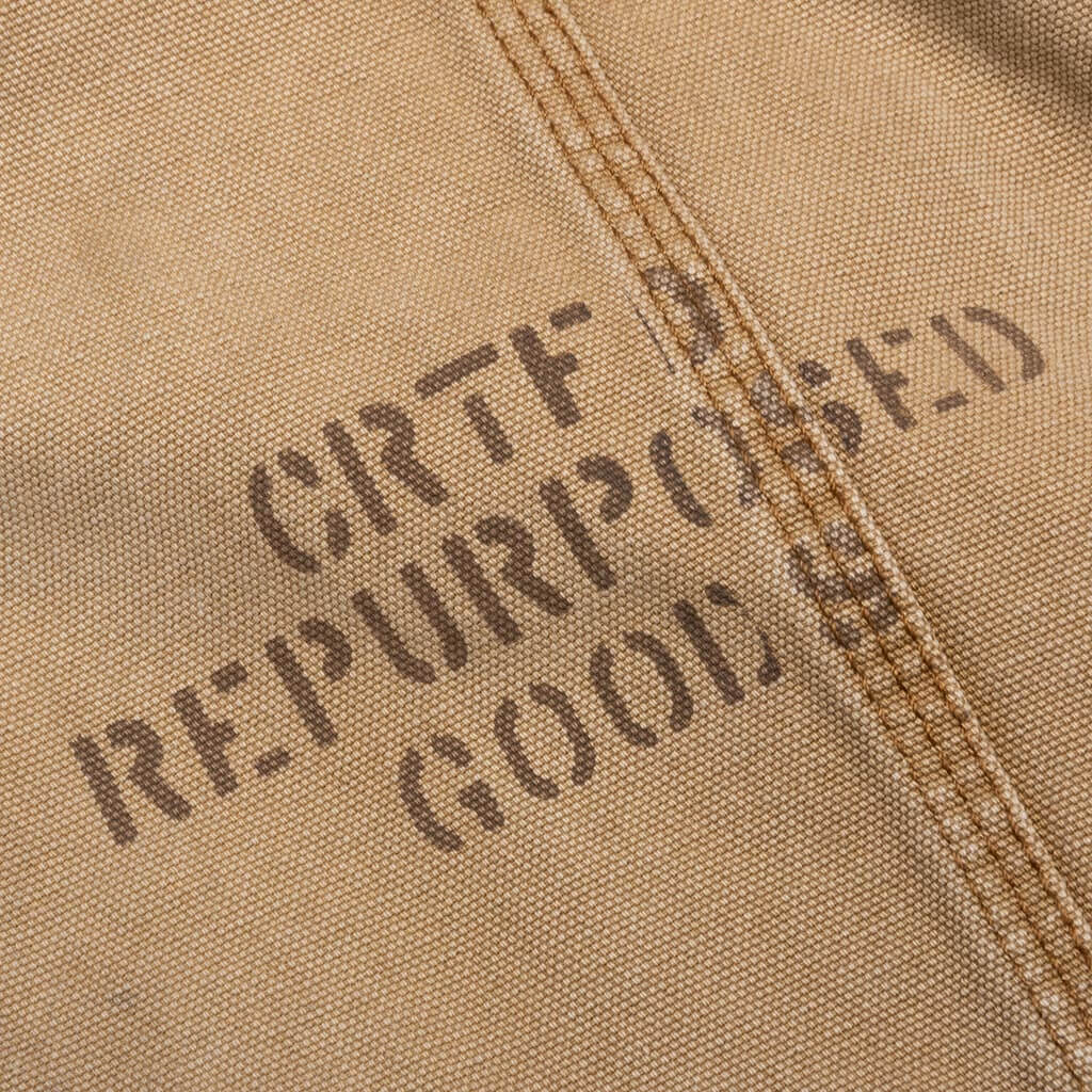 Carhartt Upcycled Bomber Jacket - Beige - Image 6