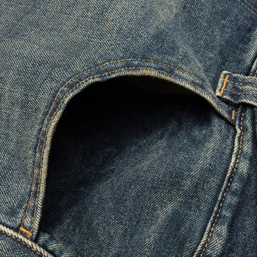 Brandon Pant - Blue Worn Used Wash - Image 3
