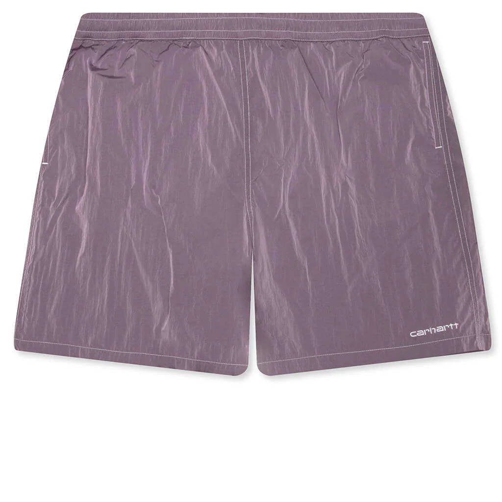 Canby Swim Trunks - Gentle Purple/White
