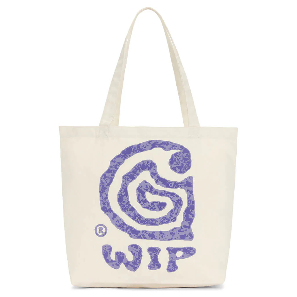 Canvas Graphic Tote - Helix Print/Natural