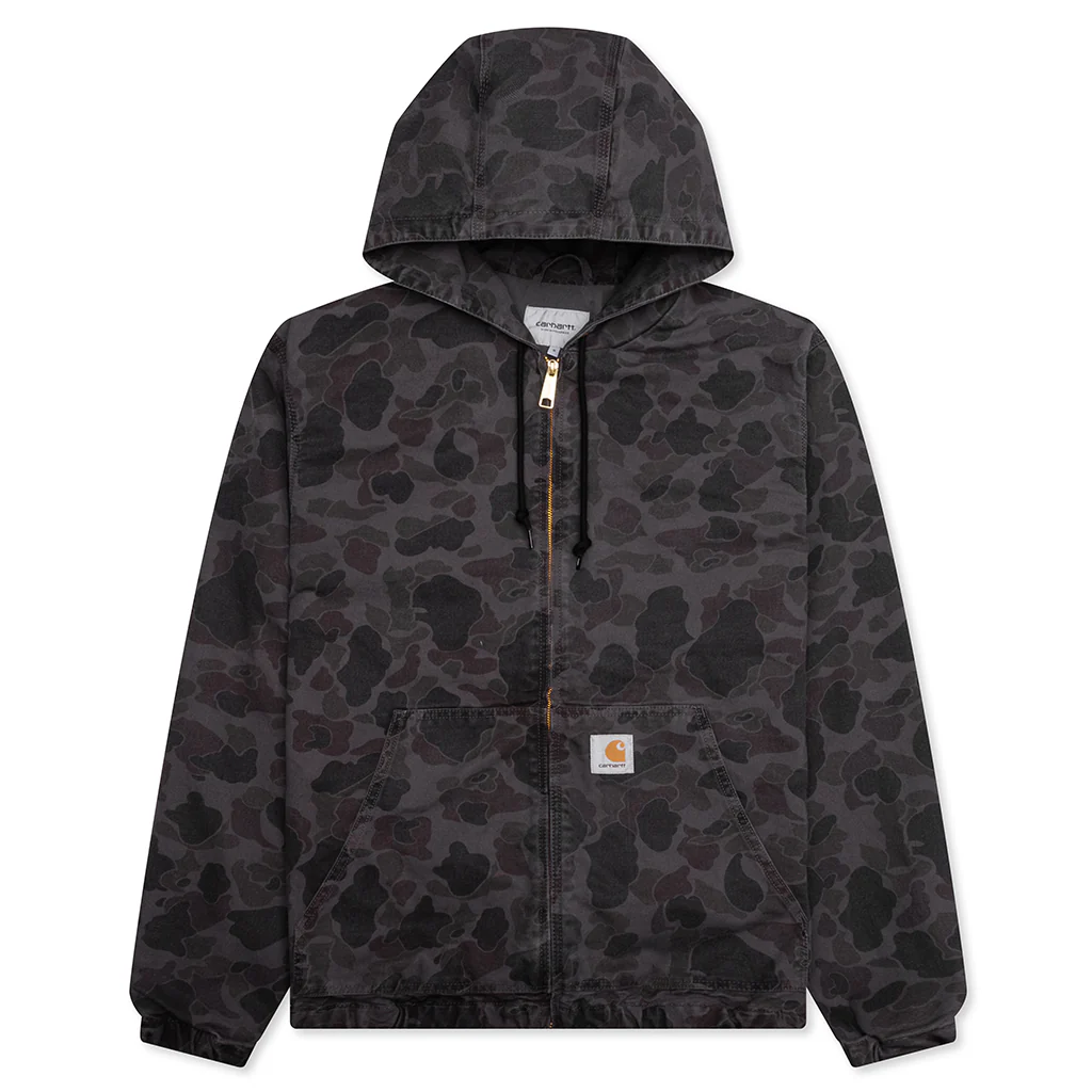 Duck Active Jacket Garment Dyed - Camo Duck Green/Graphite
