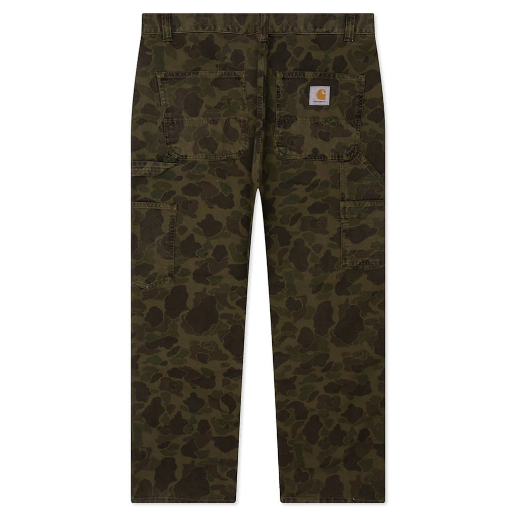 Duck Single Knee Pant Garment Dyed - Camo Duck Green/Office Green - Image 2