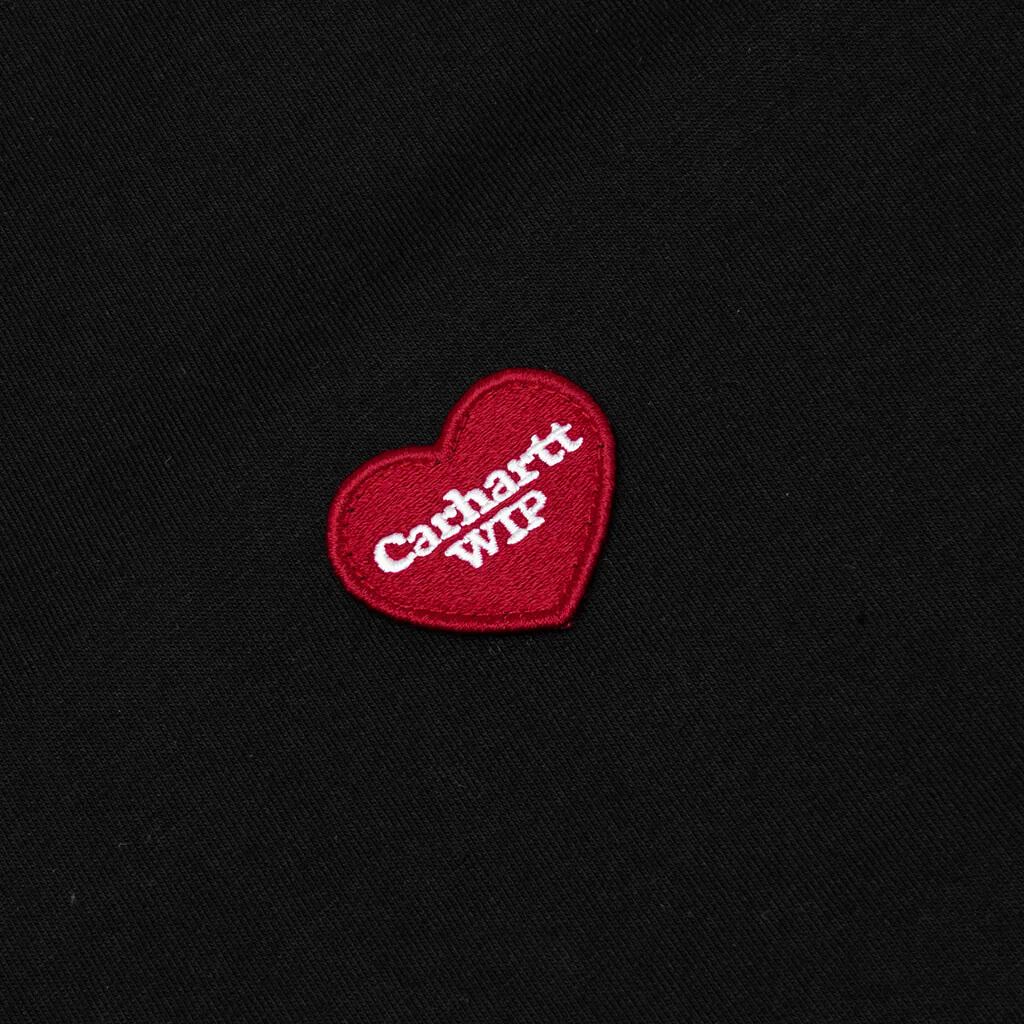 Heart II Hartt S/S T-Shirt - Black - Image 3