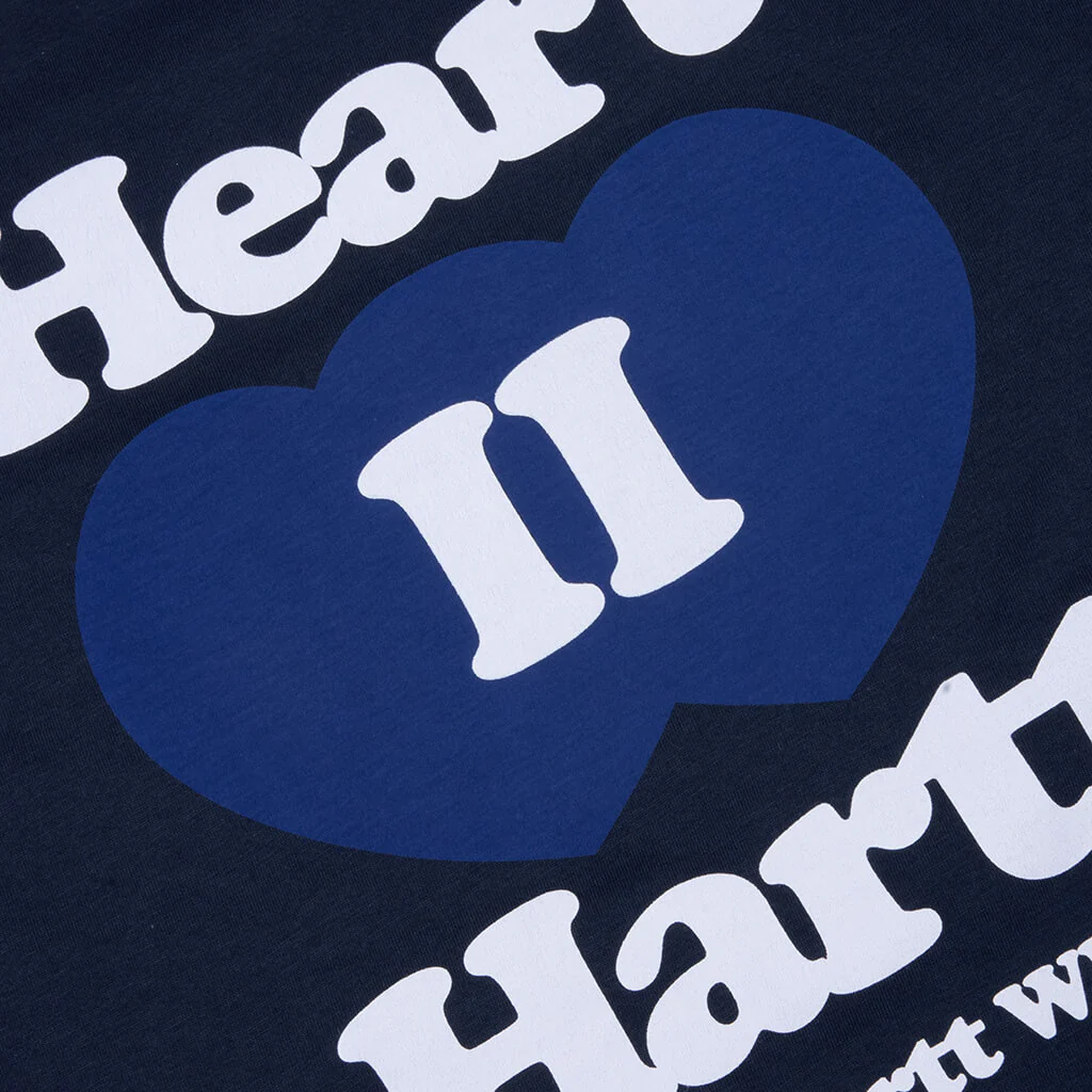 Heart II Hartt S/S T-Shirt - Blue - Image 4