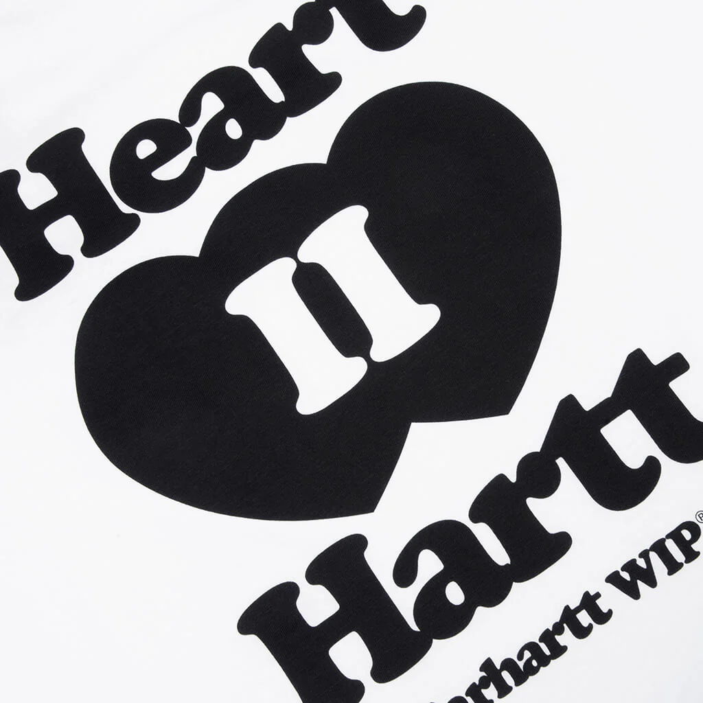 Heart II Hartt S/S T-Shirt - White - Image 4