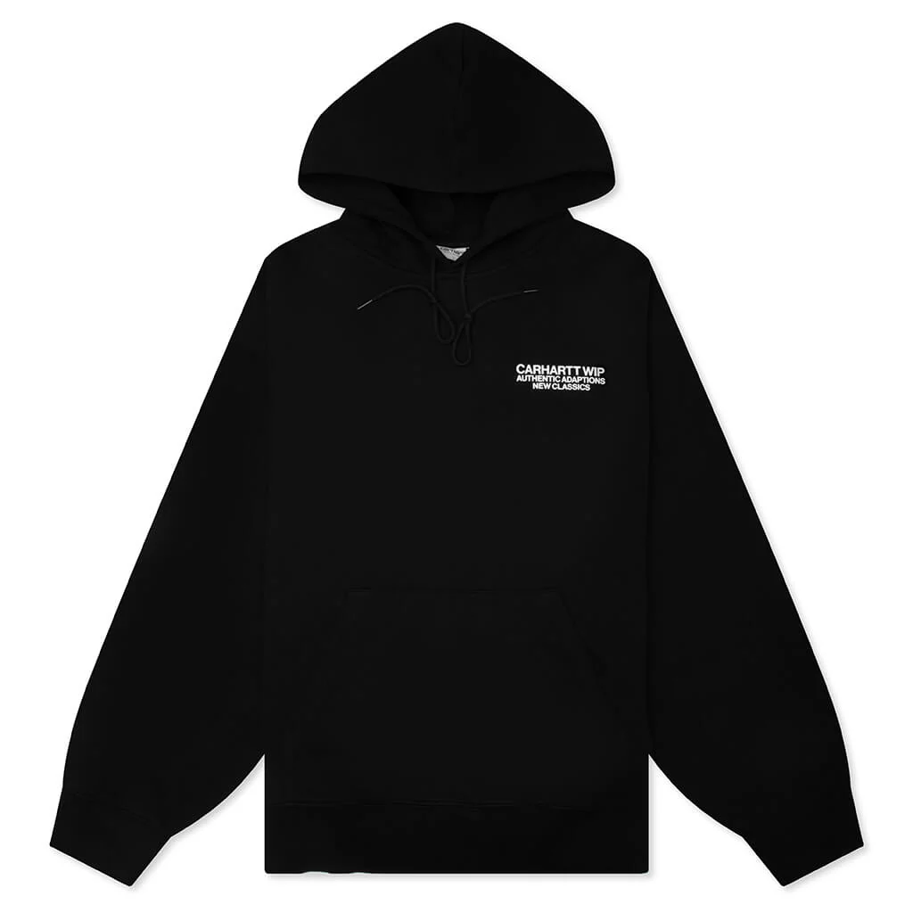 Hooded Sean Hamilton Sweatshirt - Black