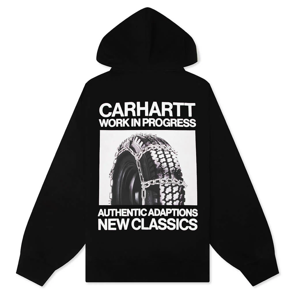 Hooded Sean Hamilton Sweatshirt - Black - Image 2