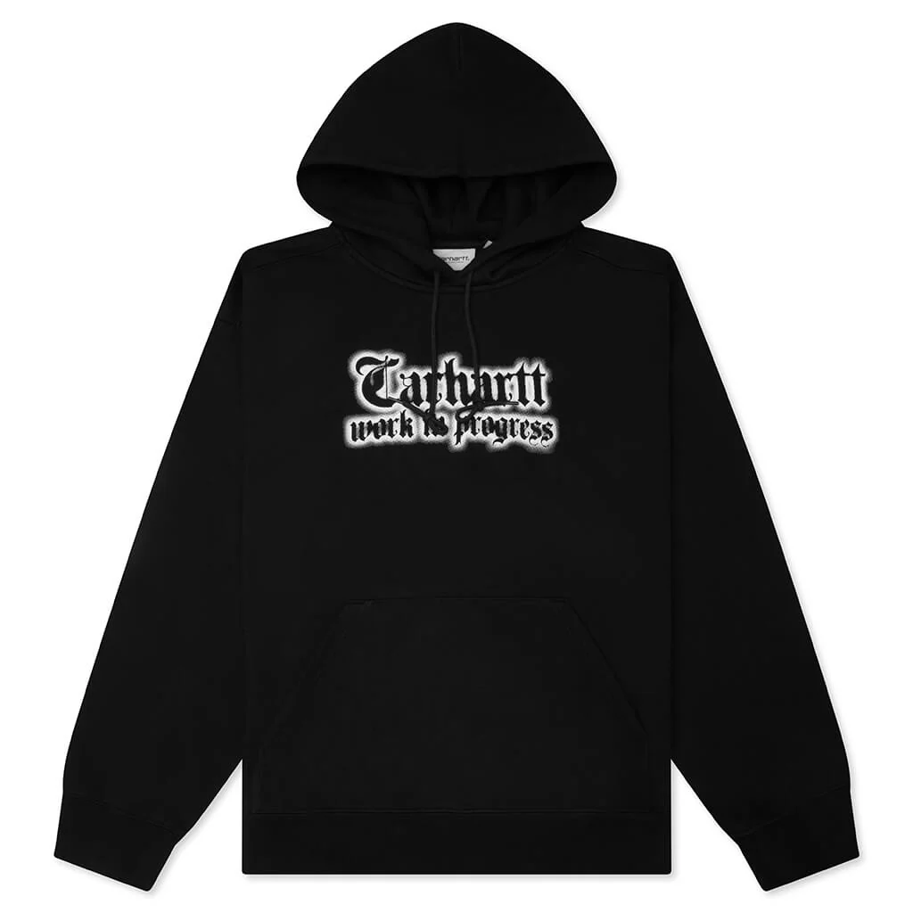 Hooded World Tour Sweatshirt - Black