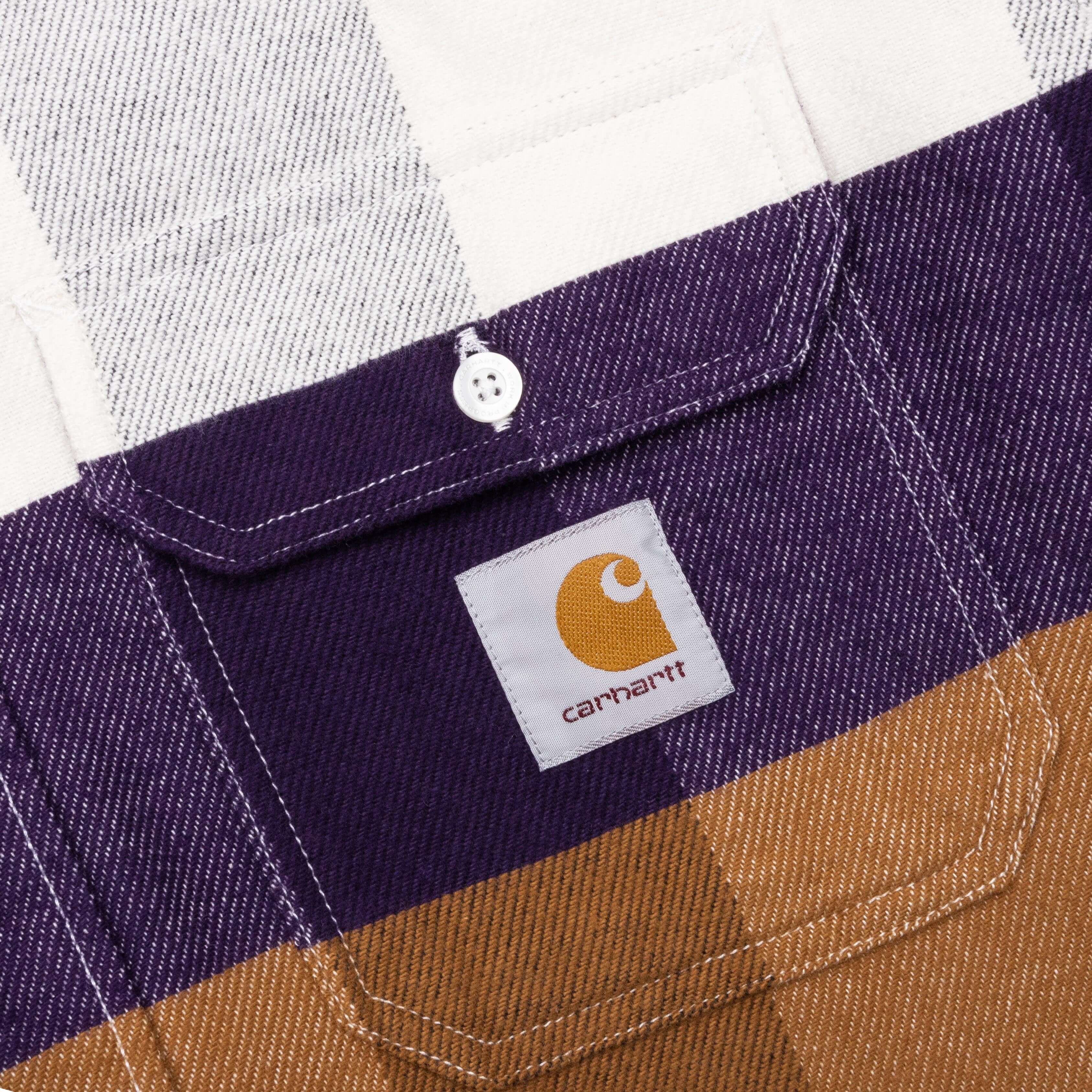 Lyman L/S Shirt - Lyman Check/Cassis - Image 3