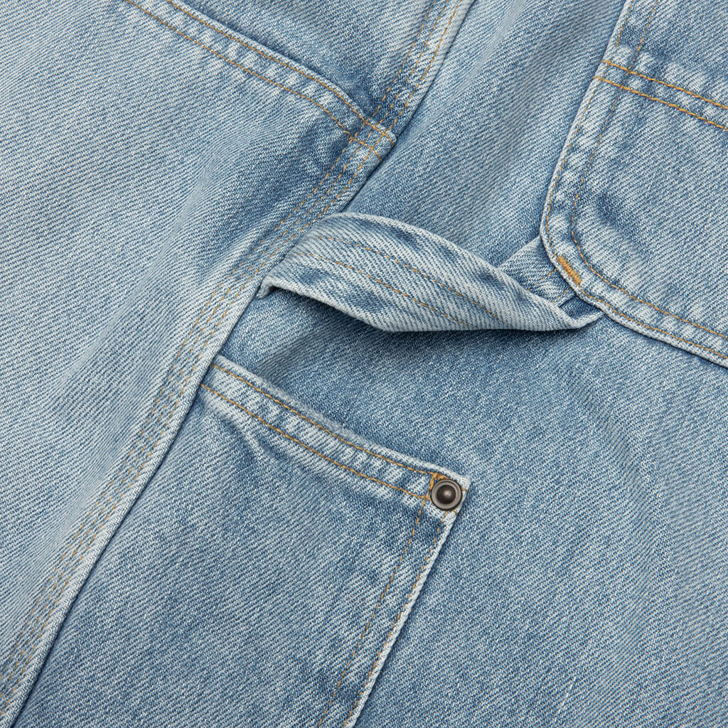 OG Double Knee Short - Blue Heavy Worn Bleached - Image 5