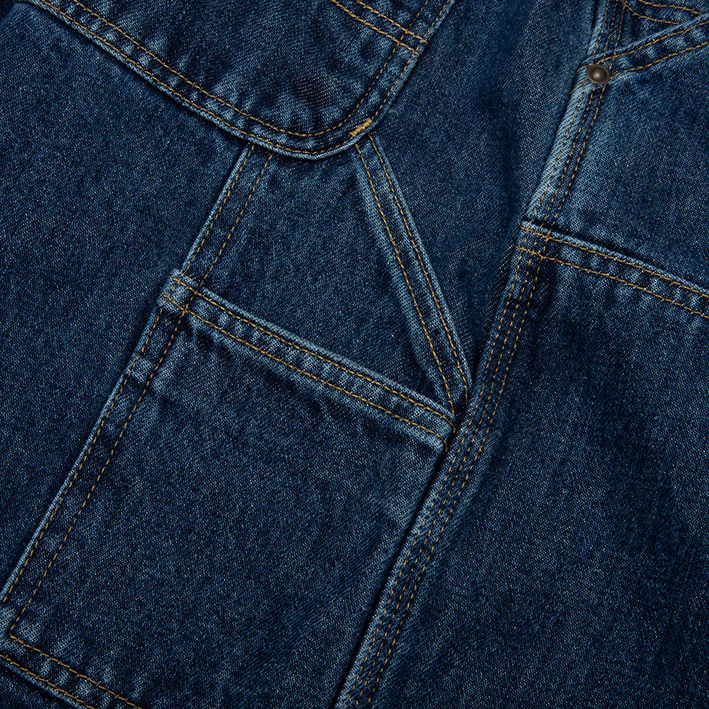 OG Double Knee Short - Blue Stone Washed - Image 4
