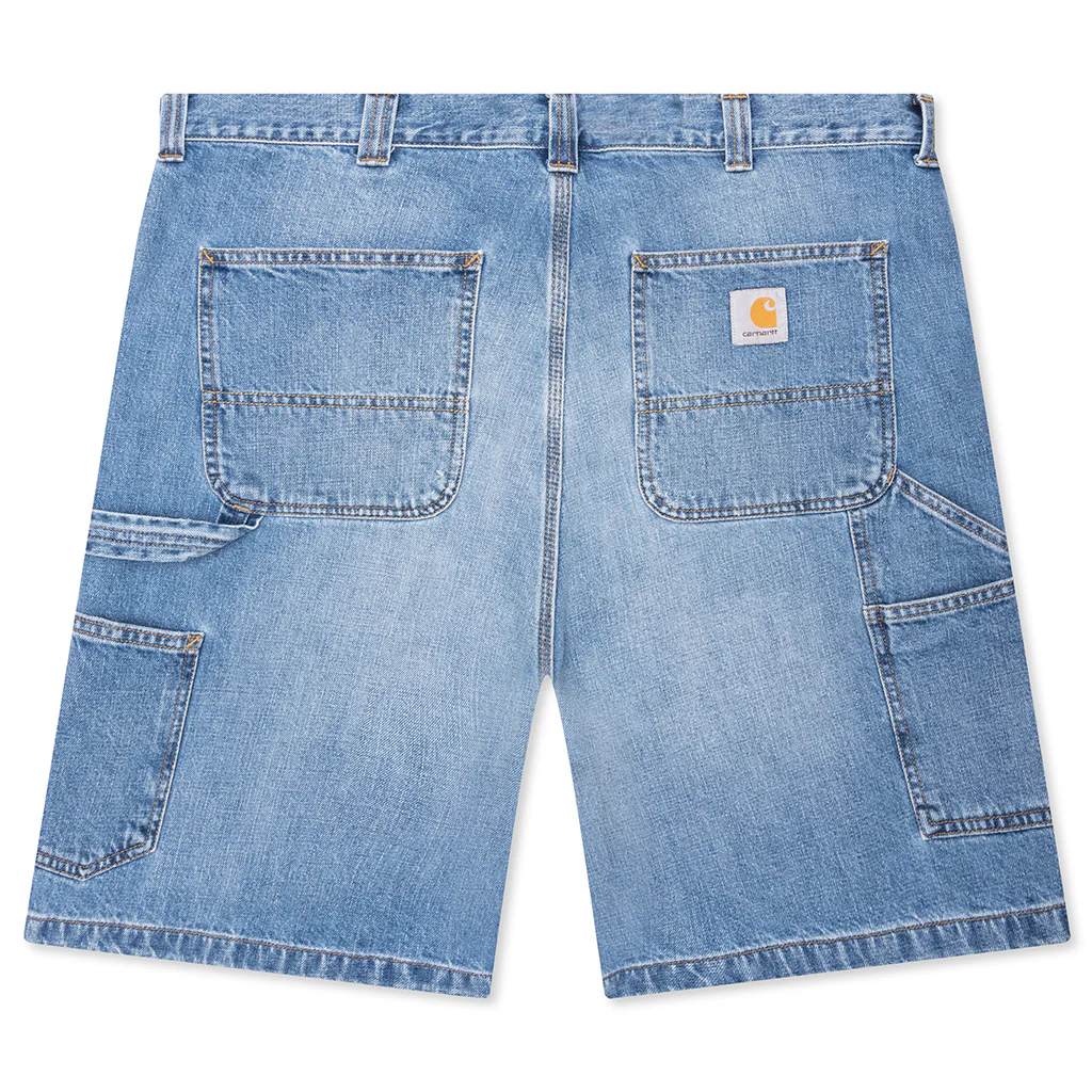 OG Single Knee Short - Blue Burst Washed - Image 2