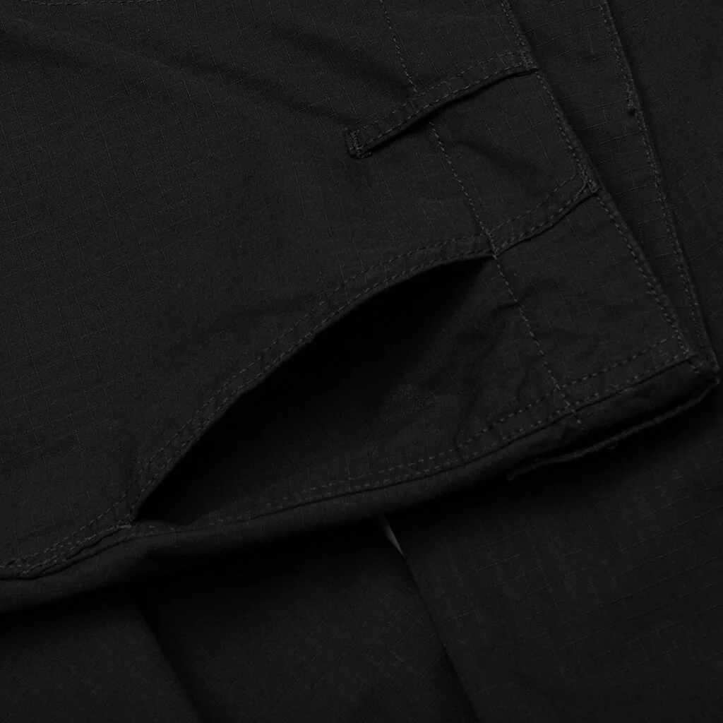 Regular Cargo Pant Rinsed - Black - Image 5