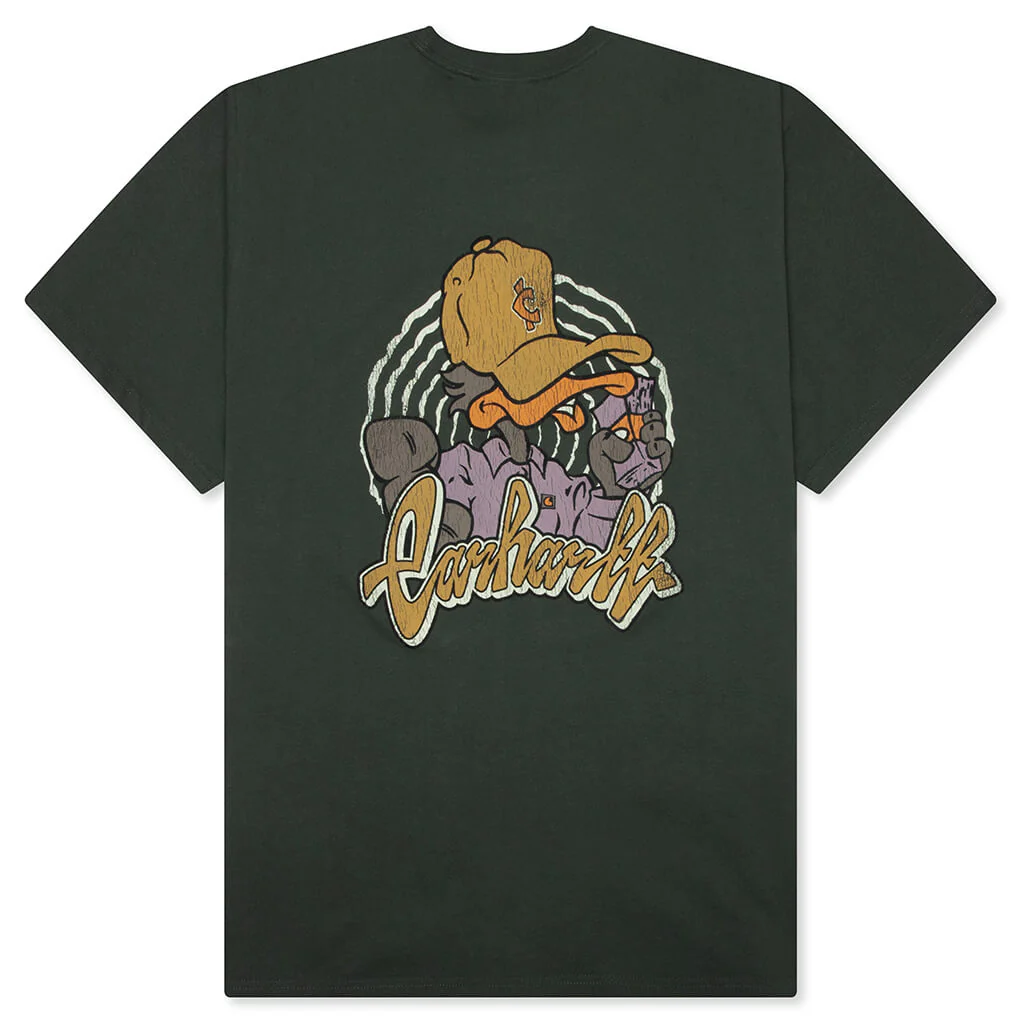 S/S Chedda T-Shirt - Opuntia Heavy Stone Wash - Image 2
