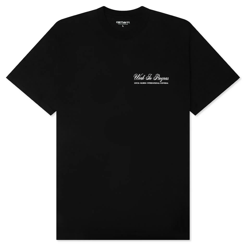 S/S Cloud Heart T-Shirt - Black