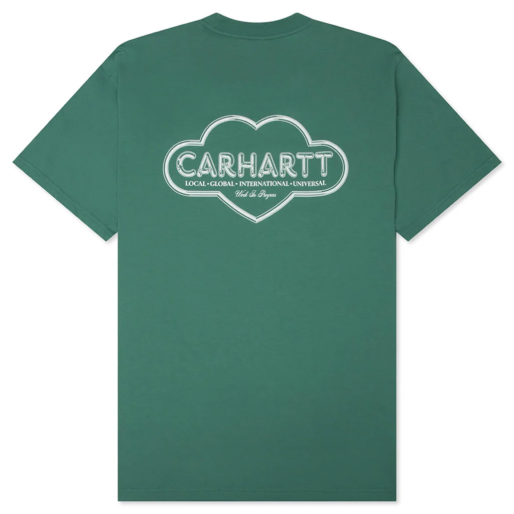 S/S Cloud Heart T-Shirt - Lily - Image 2