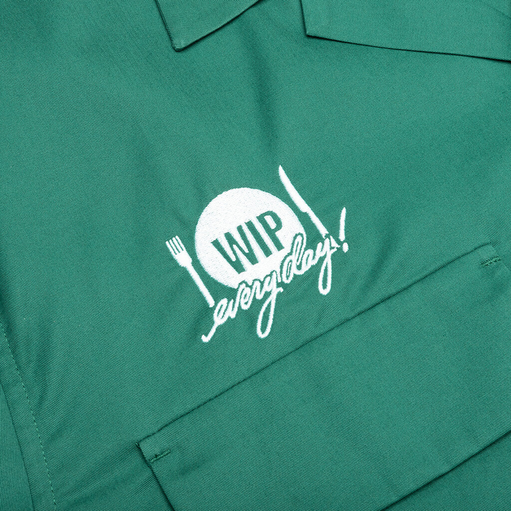 S/S Deli Shirt - Rainforest/White - Image 4