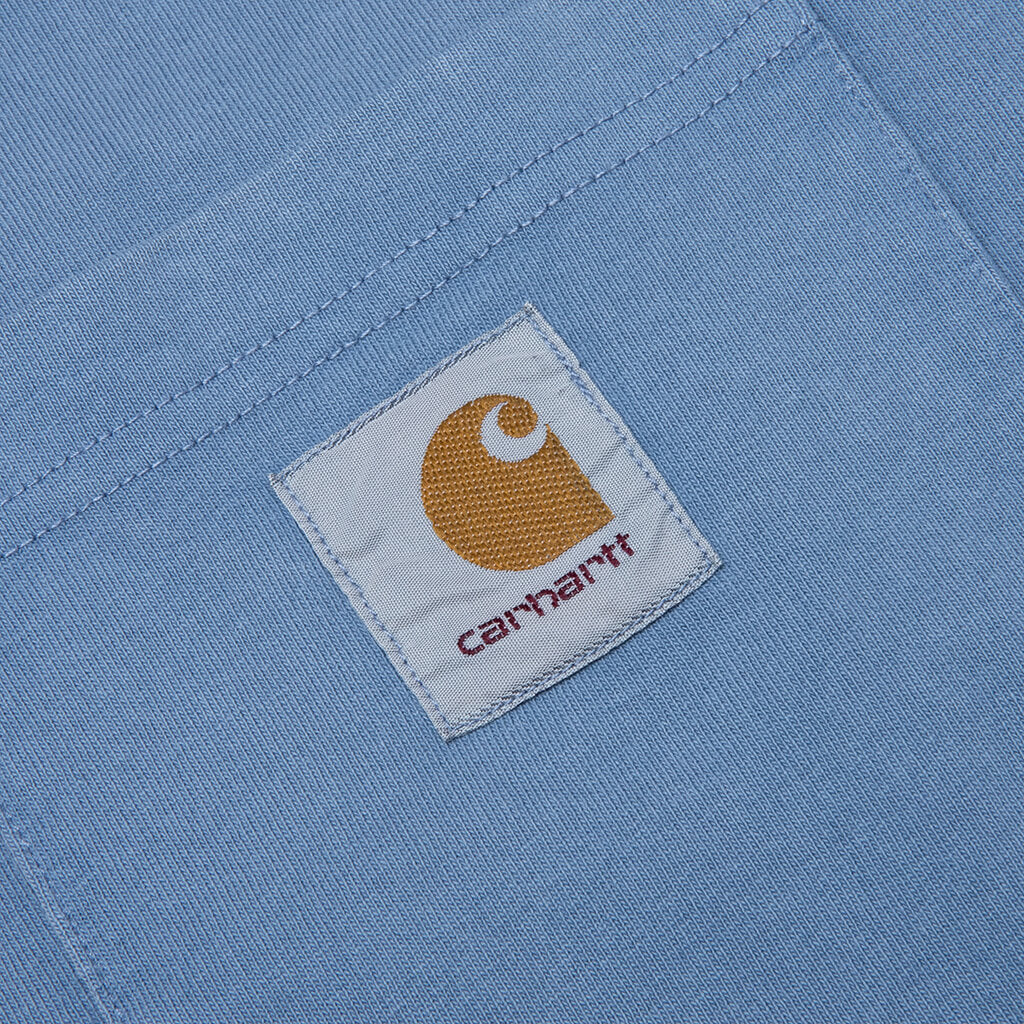 S/S Hudson Pocket T-Shirt - Sorrent Chalk Wash - Image 3