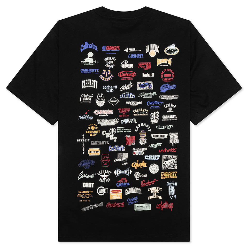 S/S Logo T-Shirt - Black - Image 2