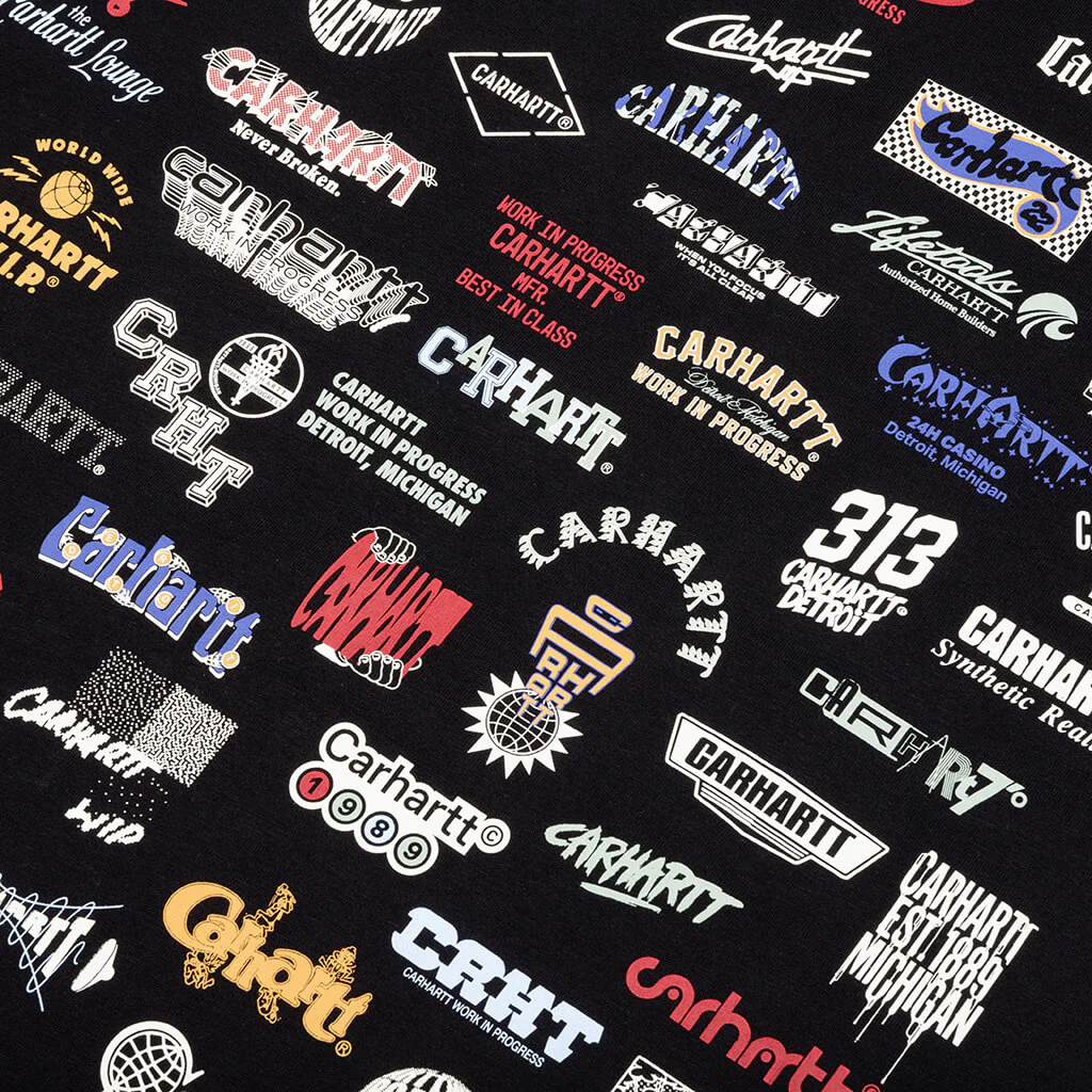 S/S Logo T-Shirt - Black - Image 3