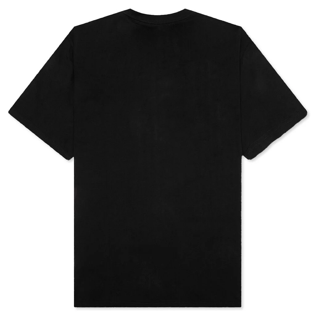 S/S Pocket Heart T-Shirt - Black/Red - Image 2
