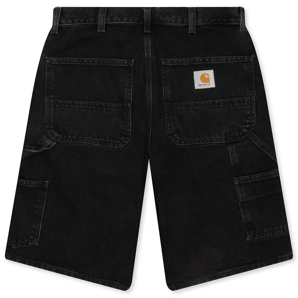 Single Knee Short - Black Stone Washed - Image 2