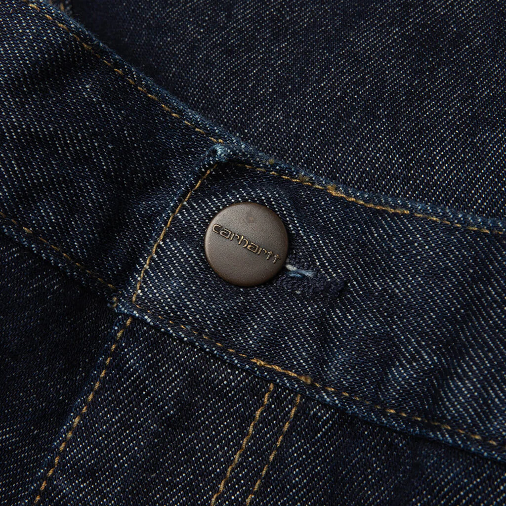 Single Knee Short - Blue Rinsed - Image 3