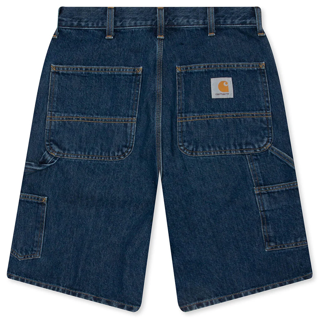 Single Knee Short - Blue Stone Washed - Image 2