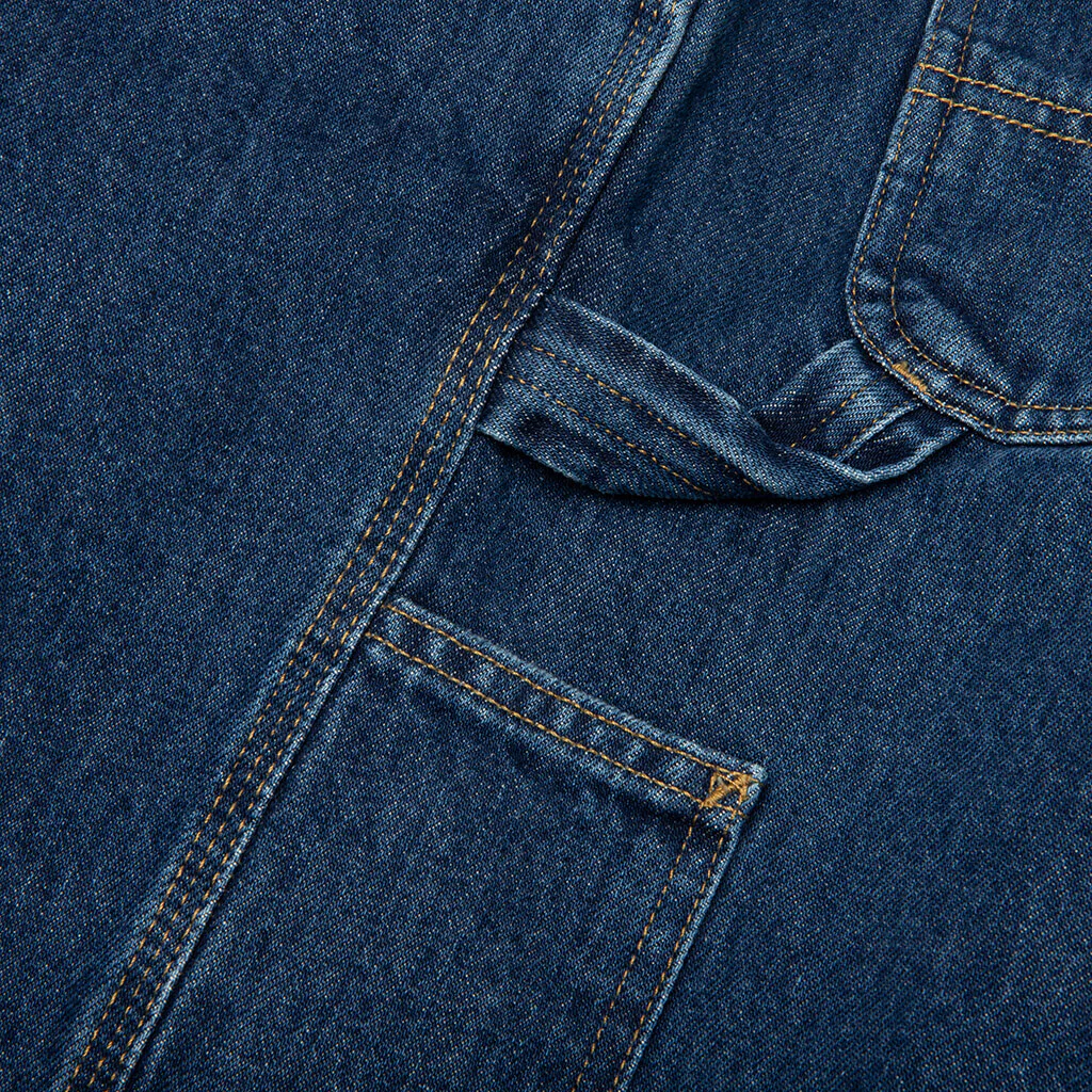 Single Knee Short - Blue Stone Washed - Image 5